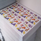 Self-adhesive sticker